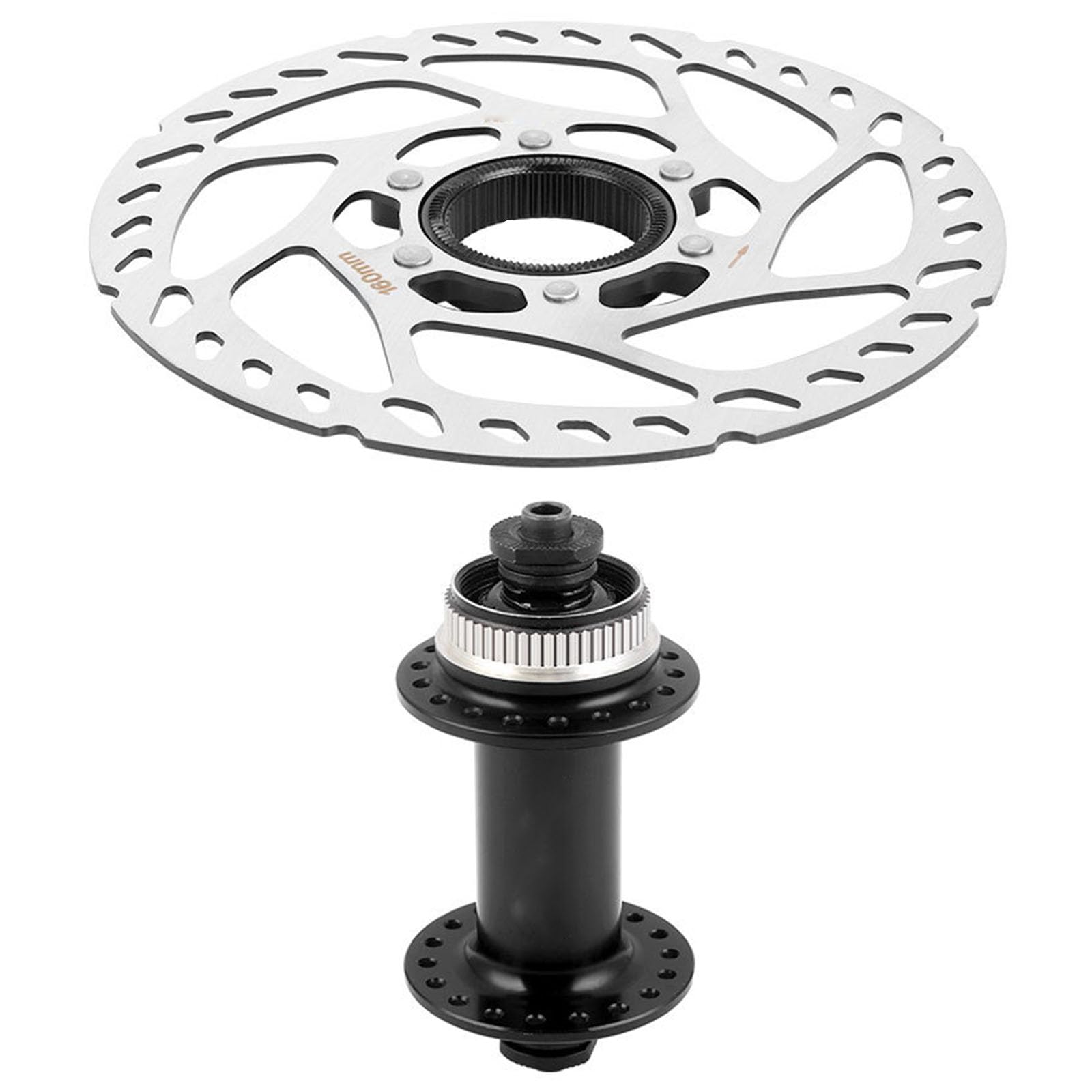 Biciclette Centerlock Disco Freno Rotore 140mm 160mm 180mm 203mm Mountain Bike Metal Center Lock Biciclette Freni Rotore Bici Disco Freno Rotore
