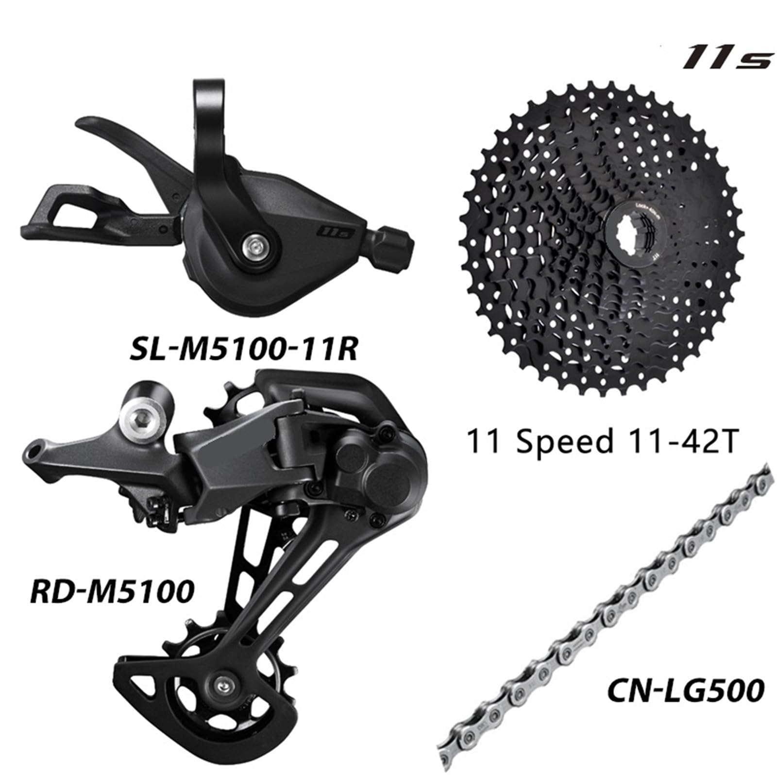 Amazon | 互換性があります シマノ DEORE M5100 1x11 スピード MTB
