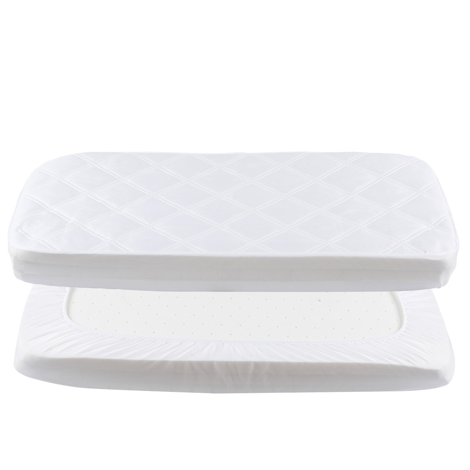 Yoofoss Waterproof Baby Mattress Protector 70 x 140 cm Adjustable Fitted Sheet Removable and Washable for Cot Bed — view 11