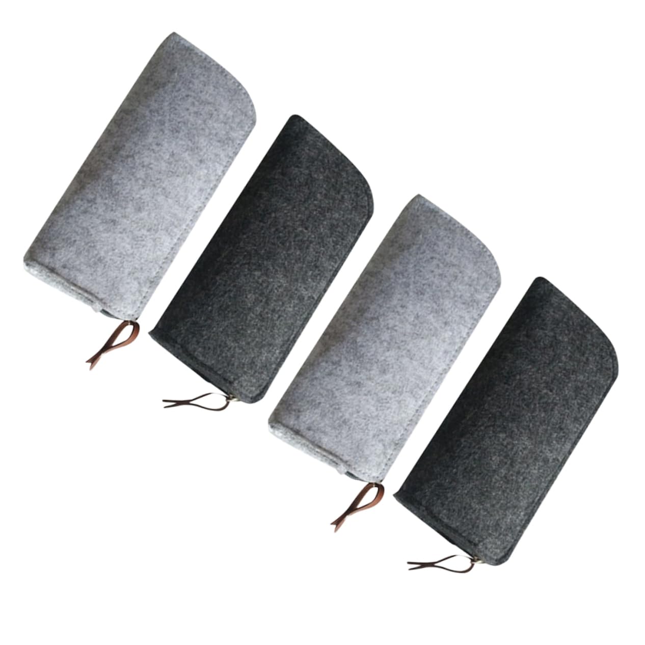STOBOK 12pezzi Astuccio Portamatite Chiari Scuri Organizer Multifunzionale Per Cancelleria e Cosmetici Design Chic e Resistente Facile