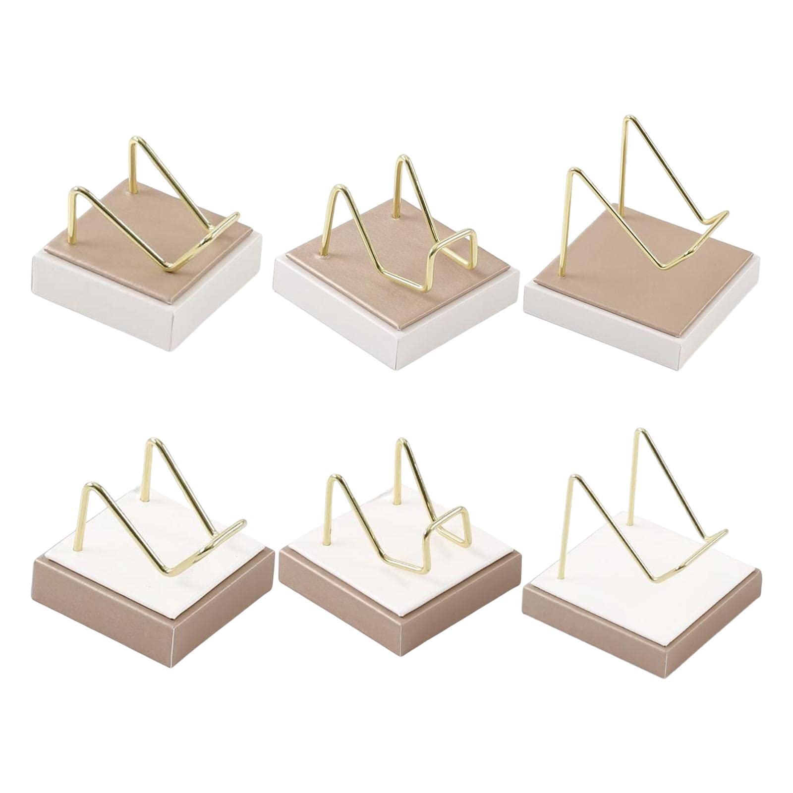 Multifunctional Arm Display Stand Holder Placement Racks for Rocks Office S(Champagne White)-image-10
