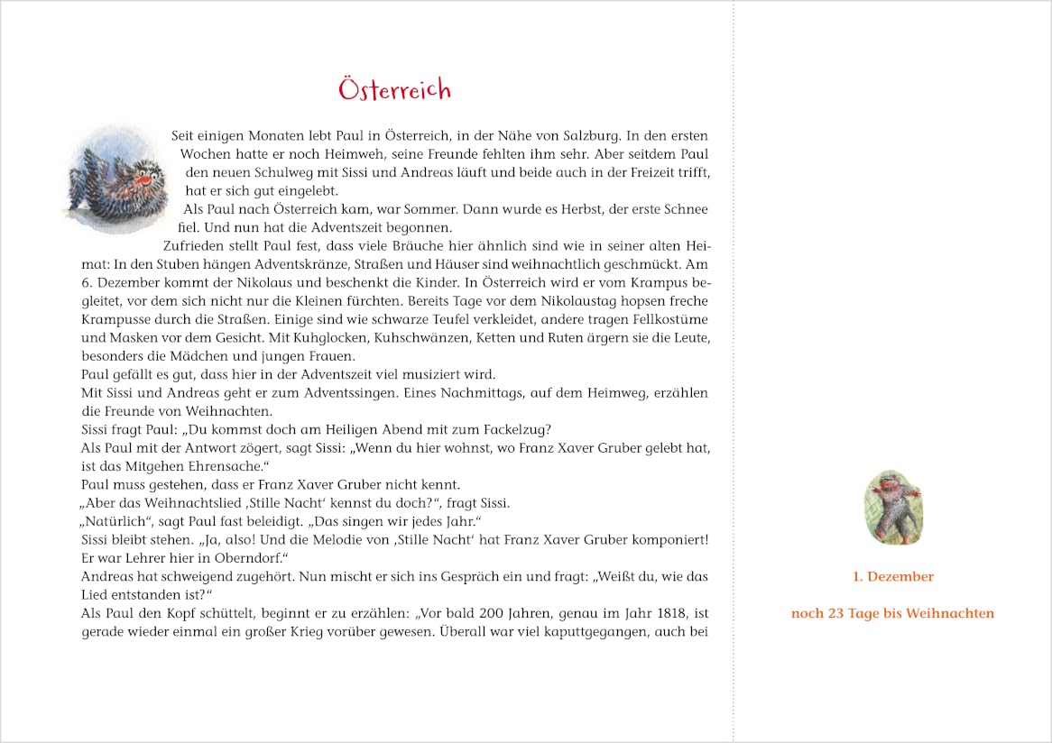 Weihnachten in aller Welt: Ein Poster-Adventskalender zum Vorlesen und Ausschneiden (Adventskalender mit Geschichten für Kinder: Ein Buch zum Vorlesen und Basteln)