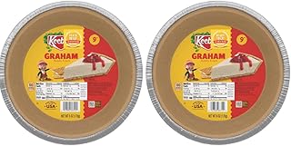 Ready Crust Graham Cracker Pie Crust, 9 Inch Dessert Shell, 6 Ounce, 4 C...