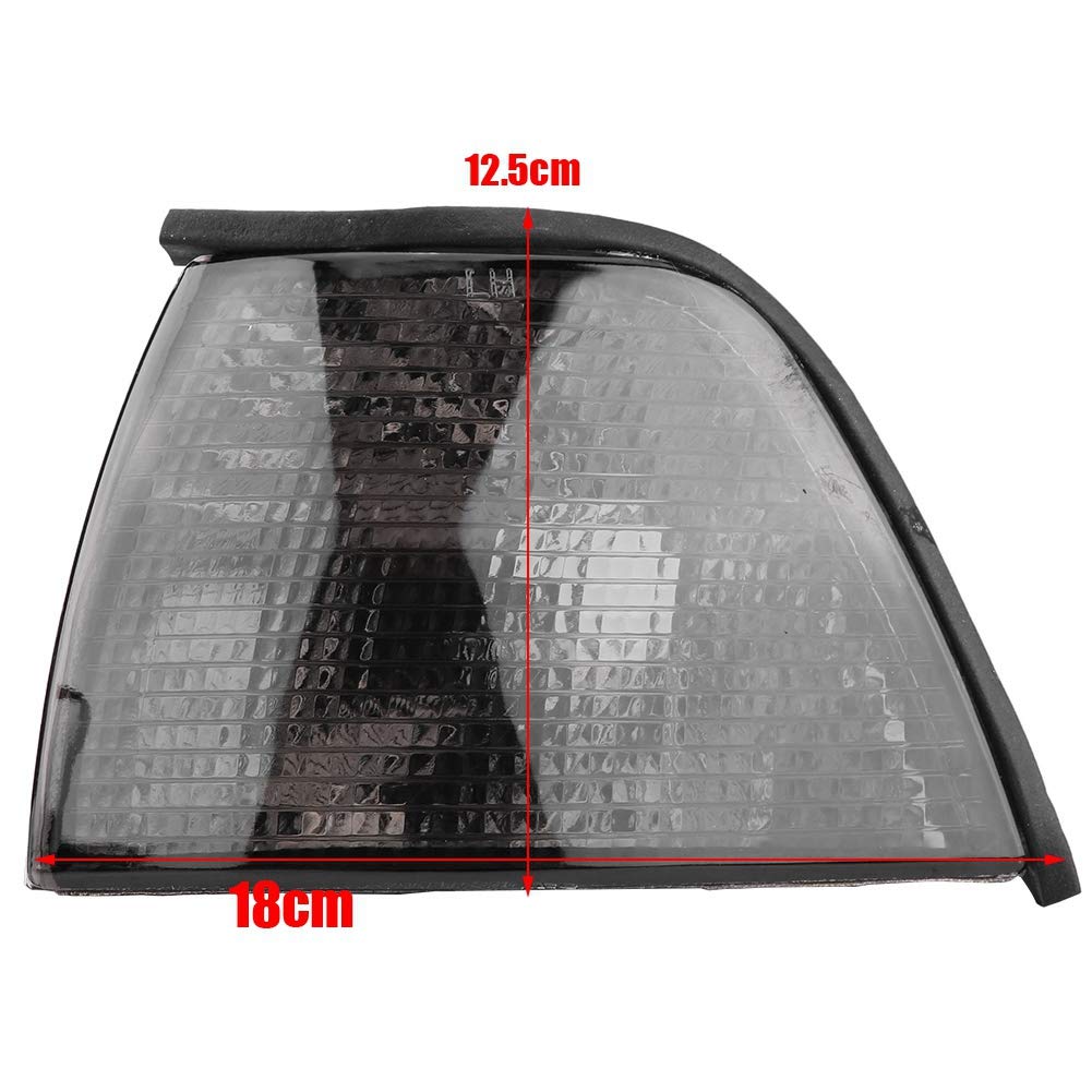 Yctze para faros para e36 compact intermitentes e36 e36 sedan lights Par de cubiertas para luces de esquina para Serie 3 318i 325i E36 4DR Sedan & Wagon 92-98 Cubierta de luz de esquina Cubierta