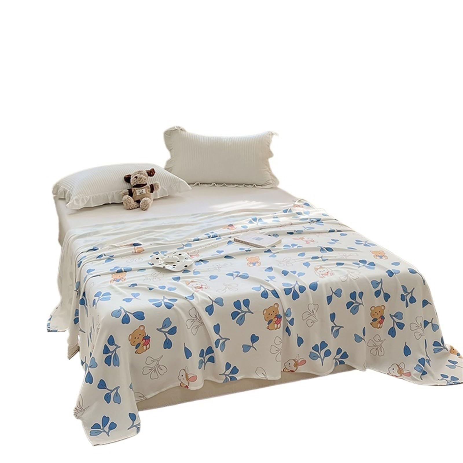EBzvblxm Cooling Blanket for Summer, Breathable Summer Cooling Blanket Multicolor Multiple Sizes(Color6,180x200cm)