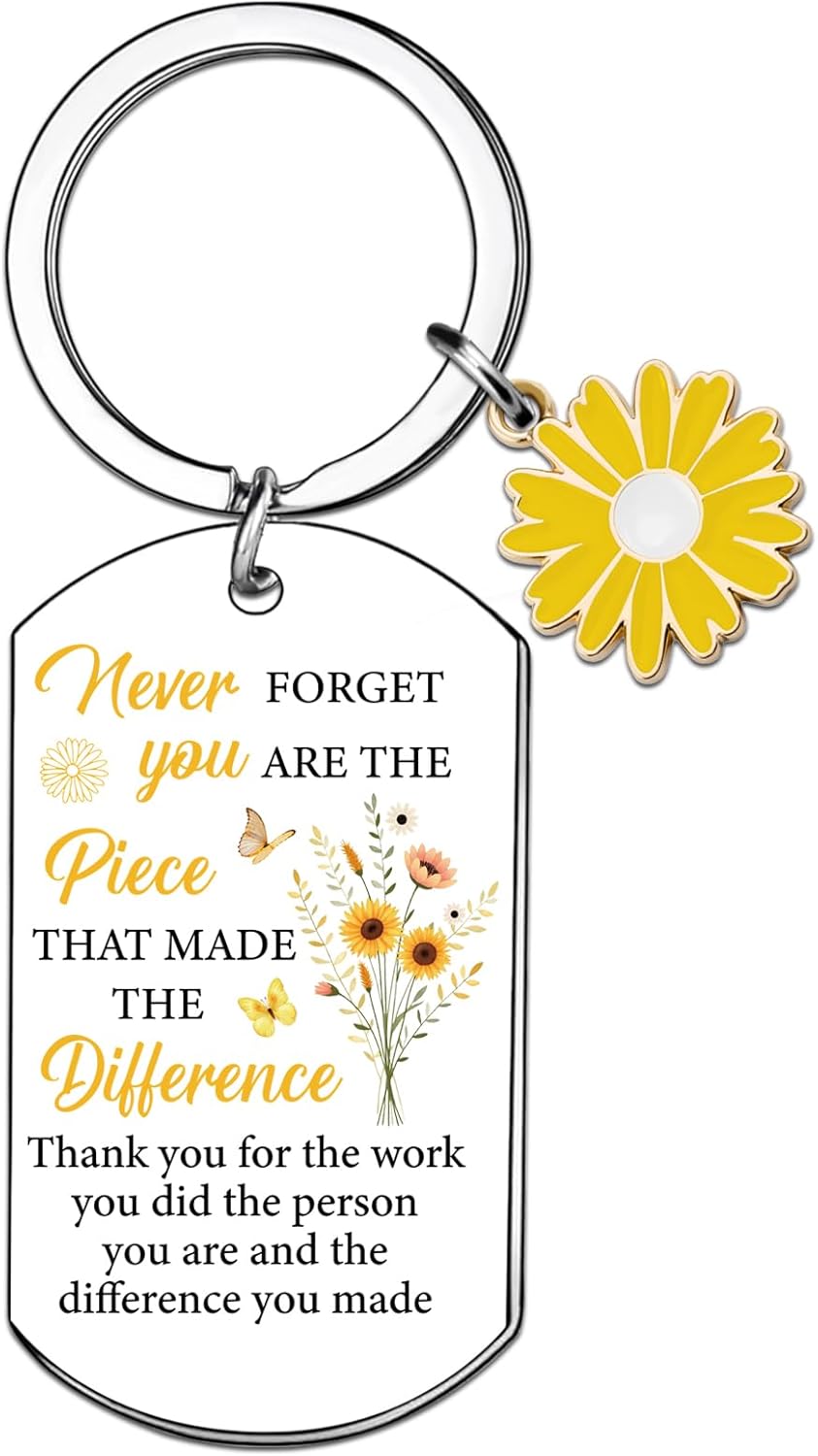 Appreciation Gifts for Women Thank You Gifts Appreciation Thank You Gift Christmas Birthday Gift Ideas Thanksgiving Day Appreciate Keychain for Coworkers Friend