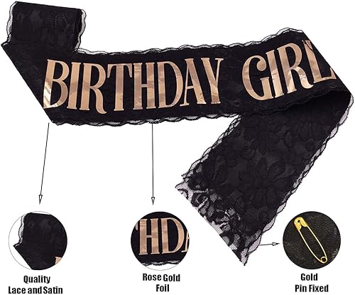 Miniatura 4 de Banda de despedida de soltera de oro rosa, decoración de despedida de soltera, decoración de despedida de soltera, regalo de novia, Negro y oro rosa.