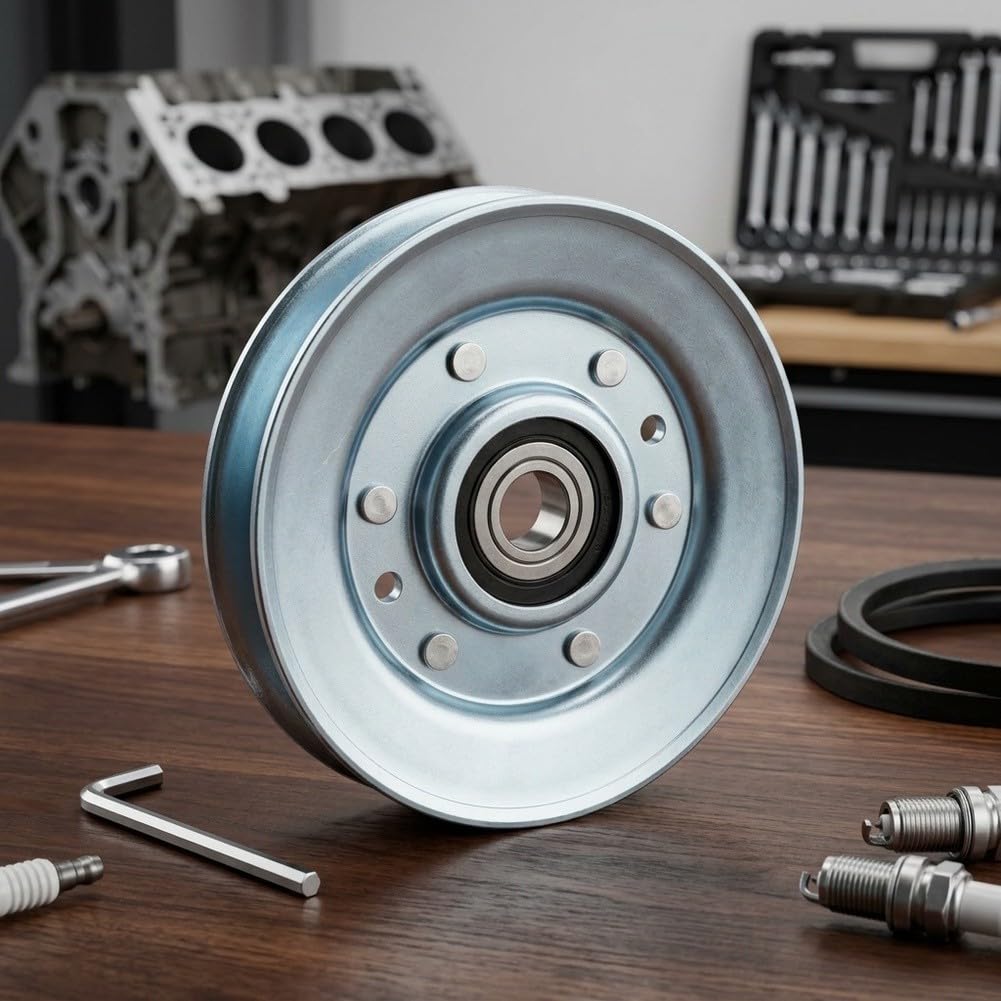 Polea de Correa para Tractor Cortacésped 108mm Metal