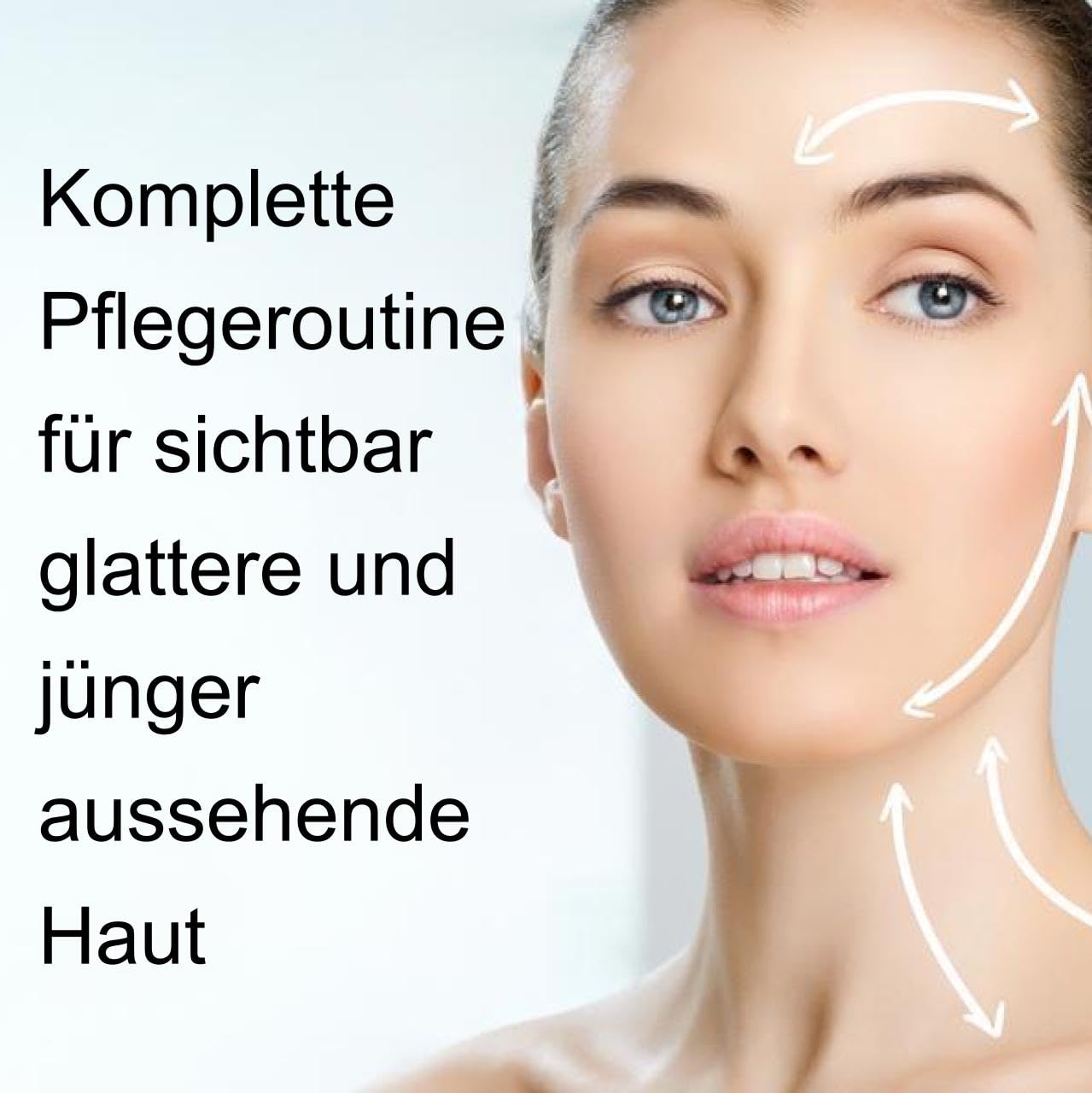 LUMINEO Lifting Ultraschallpeelinggerät 5 in 1, (ION- ION+), EMS, LED-Lichttherapie, Set mit professioneller Lifting-Kosmetik, Tiefenreinigung, Mitesser-Entfernung.