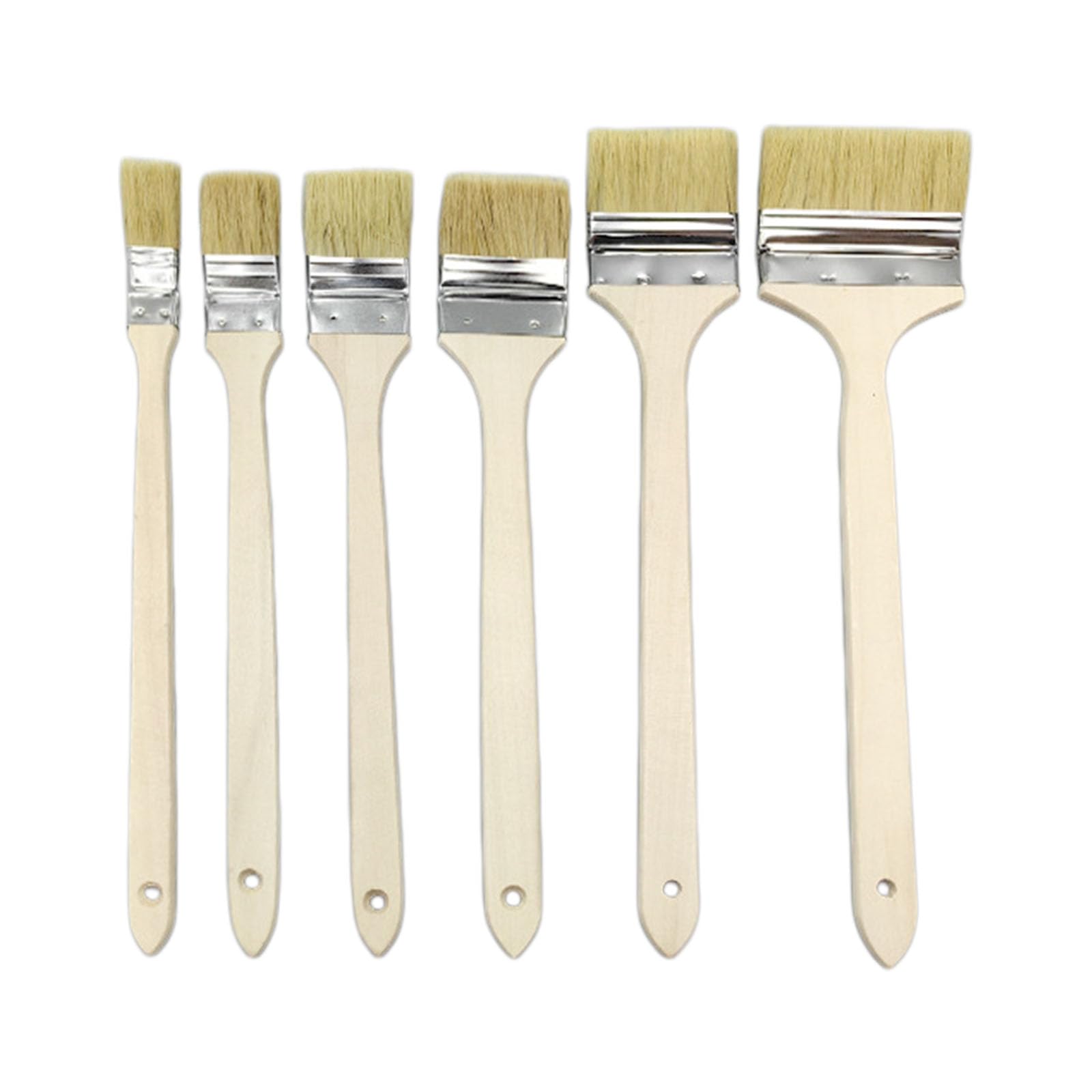 Hsioluted Angles Tool With Extended Wood Handle For Multipurpose Tasks Long Handle Bent Head Brush Scrub Brush Extended Reach Brushes With Wood Grip