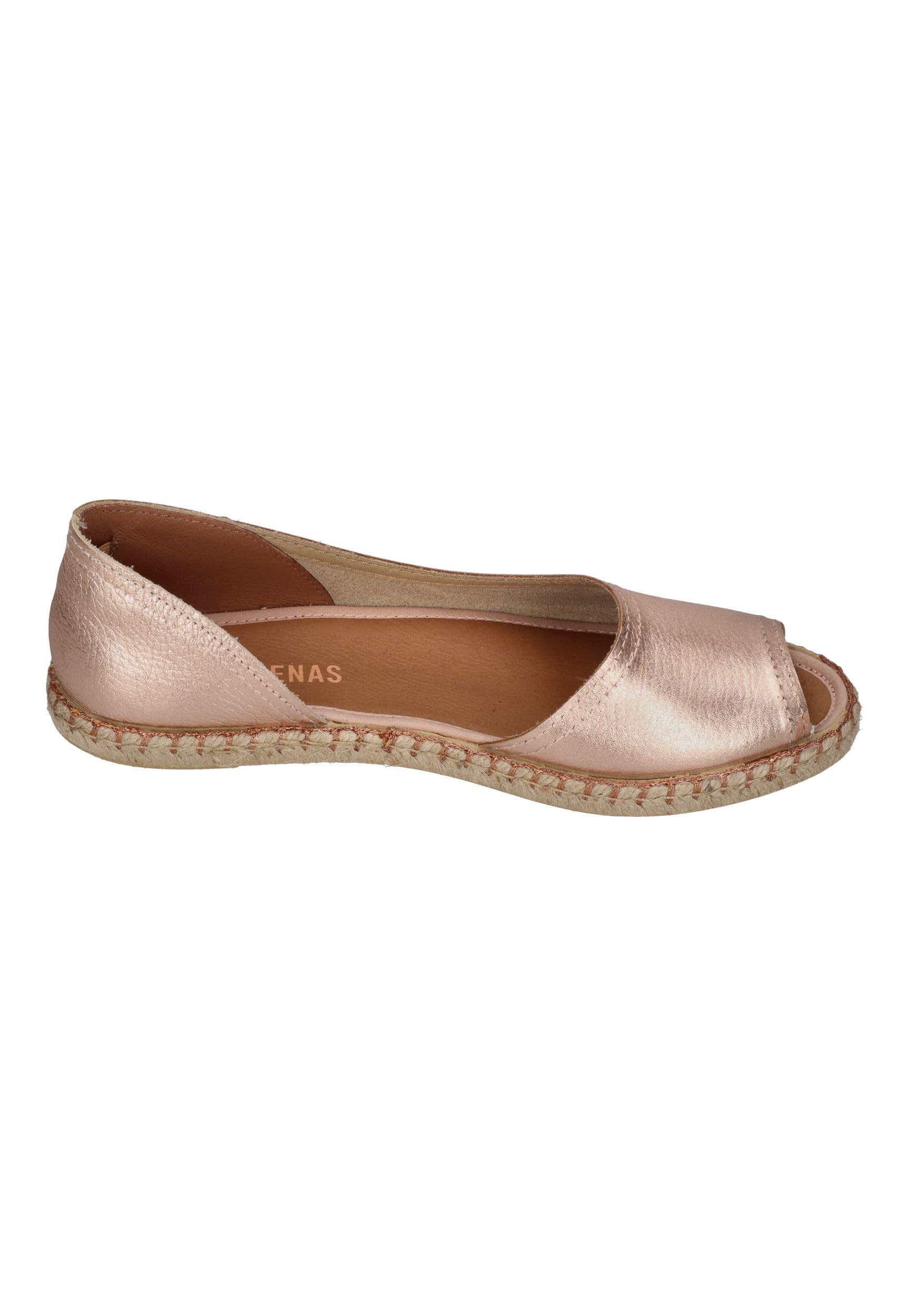 VERBENAS Damen Espadrilles Cruz nucleo Metal gal Monrovia