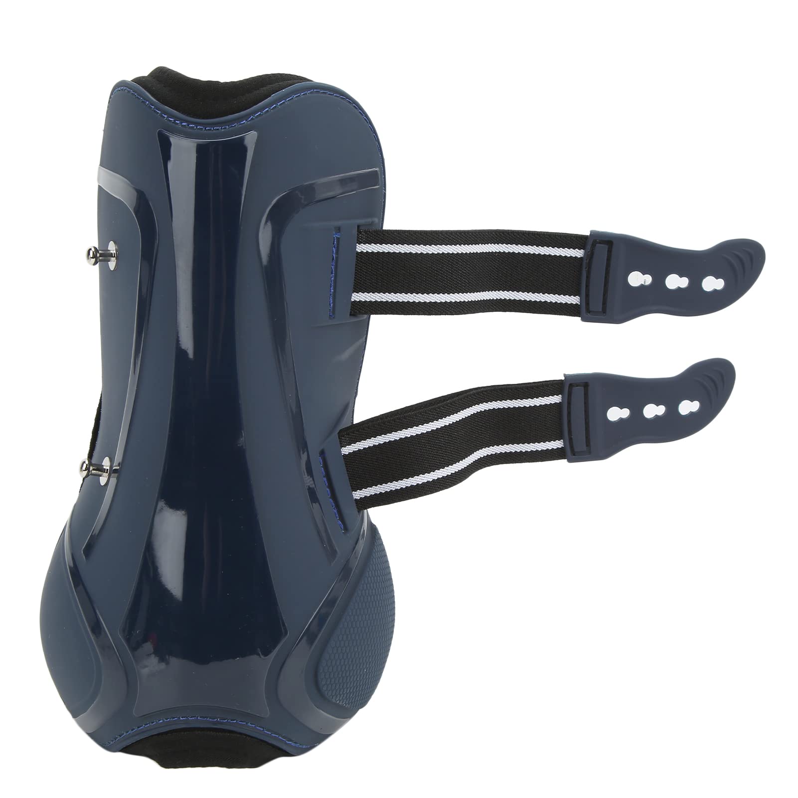 4 Protectores para Patas de Caballo, Botas para tendones de Caballo de Neopreno con absorción de choques y Carcasa Exterior de PU para Montar y Saltar, Forro Transpirable para Uso