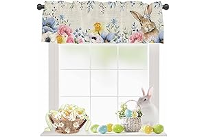Charming Easter Valance: Festive Window Accents for Spring