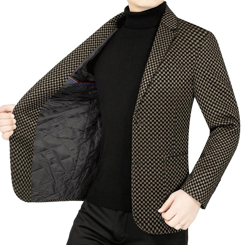 Casual Blazers Men's Herringbone Blazers Slim Fit Cotton Sport Coats Two Buttons Casual Suit Jacket Western Sport Coats2