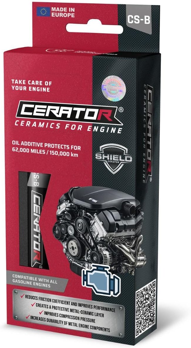 CS-B Petrol Engines Regenerator - Ceramic Revitalizant Paste - Regenerator Of Surfaces Subjected To Friction - Innovation Formula In Small Syringe