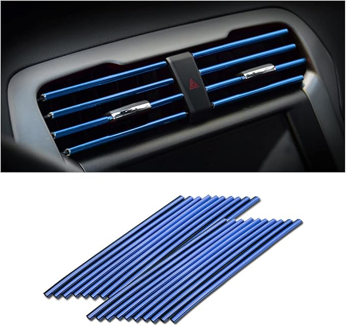 Car Air Conditioner Decoration Strip for Vent Outlet, 20