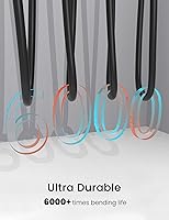 Vista 5 de Sinoacc Cargador para Fitbit Charge 4 Cable de carga USB de repuesto para Fitbit Charge 4 Pulsera de fitness de frecuencia cardíaca de 3.3 pies/3.3