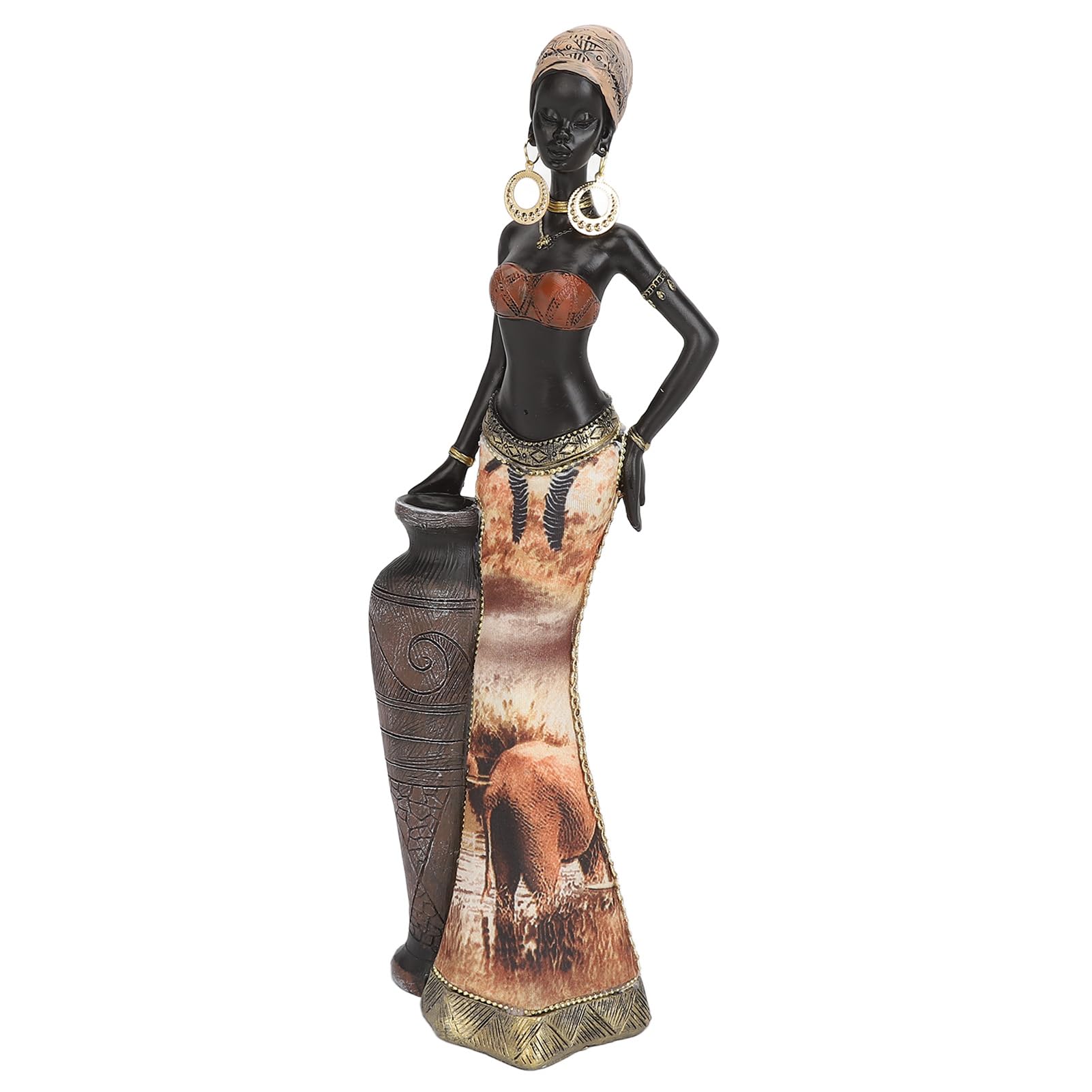 Statue de femme africaine pour sublimer un salon chaleureux
