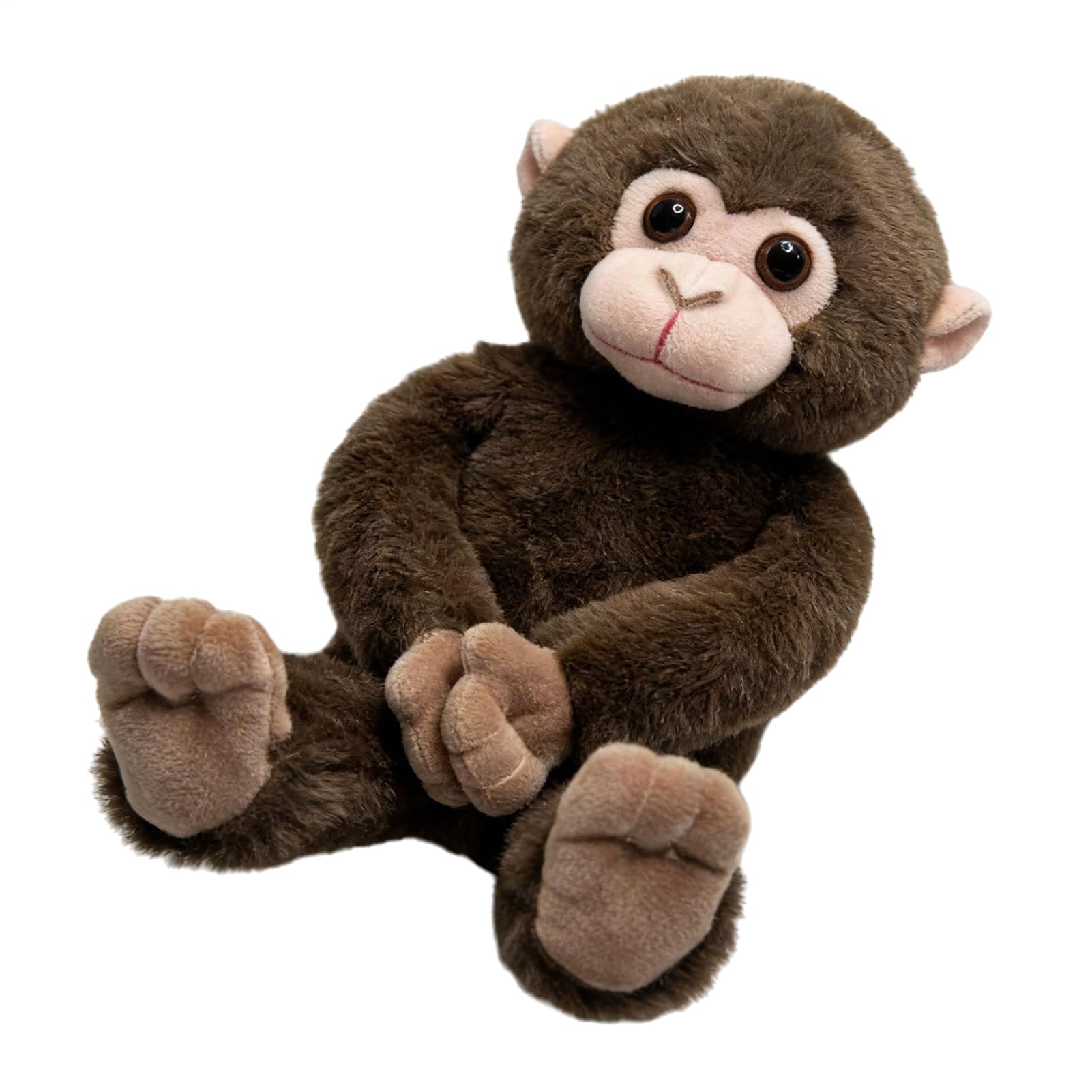 Punch Monkey Plüschtier – Plüsch | AFFE Kuscheltier, Orang-Utan Weiches Spielzeug | Umweltfreundliches Kuscheliges Affenkuscheltier für Kinder, Mädchen, Fans, Erwachsene, Büro, S
