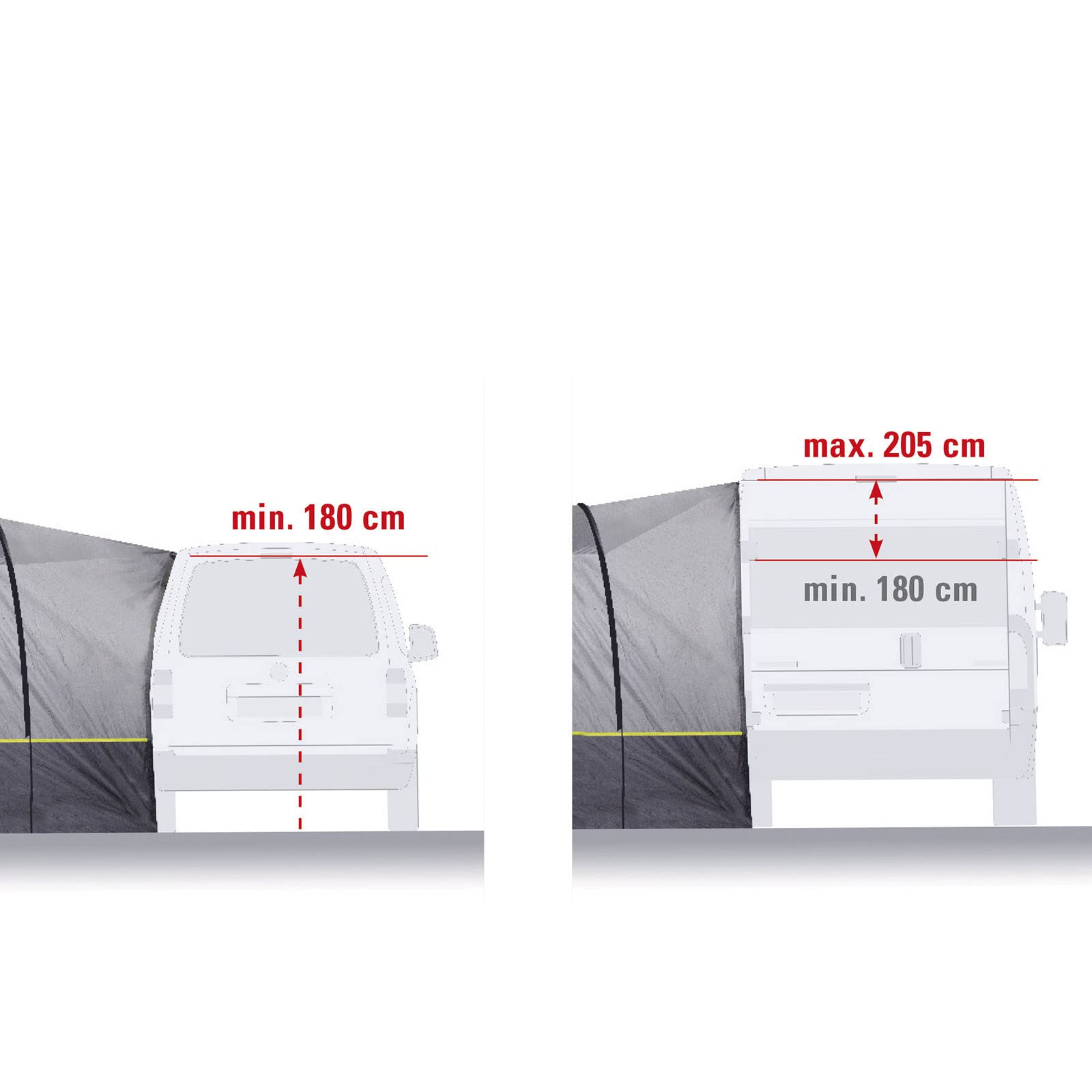 High Peak Busvorzelt Trento 2.0 | 14180
