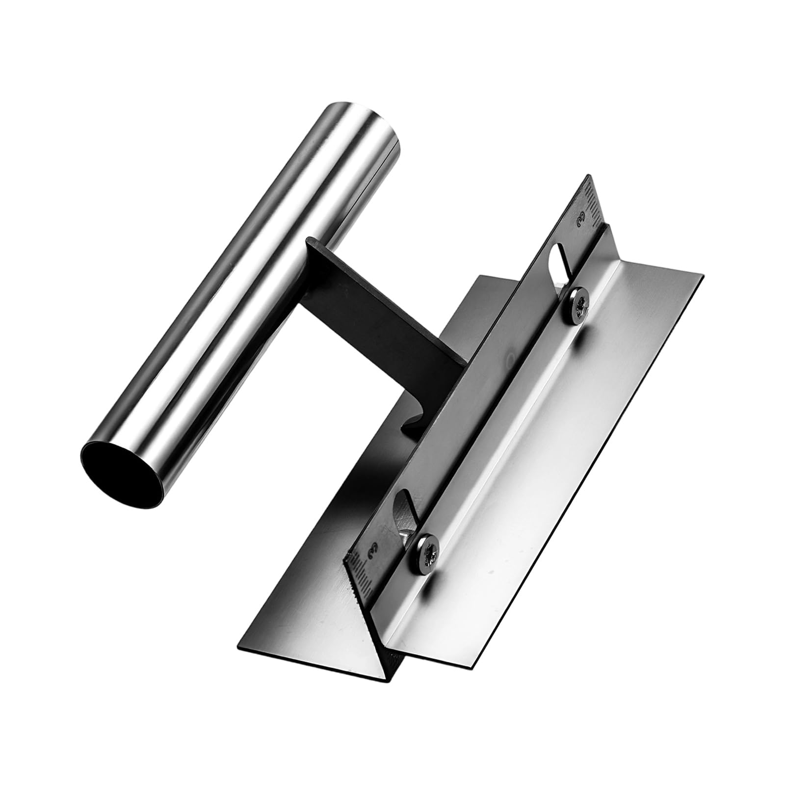 Hsioluted Adjustable Stainless Steel Outer Internal Wall Plastering Finishing Professional Repairing Corner Mud Putty Scraper Tool Diatom Mud Trowel Stainless Steel Professional Wall Corner Tool