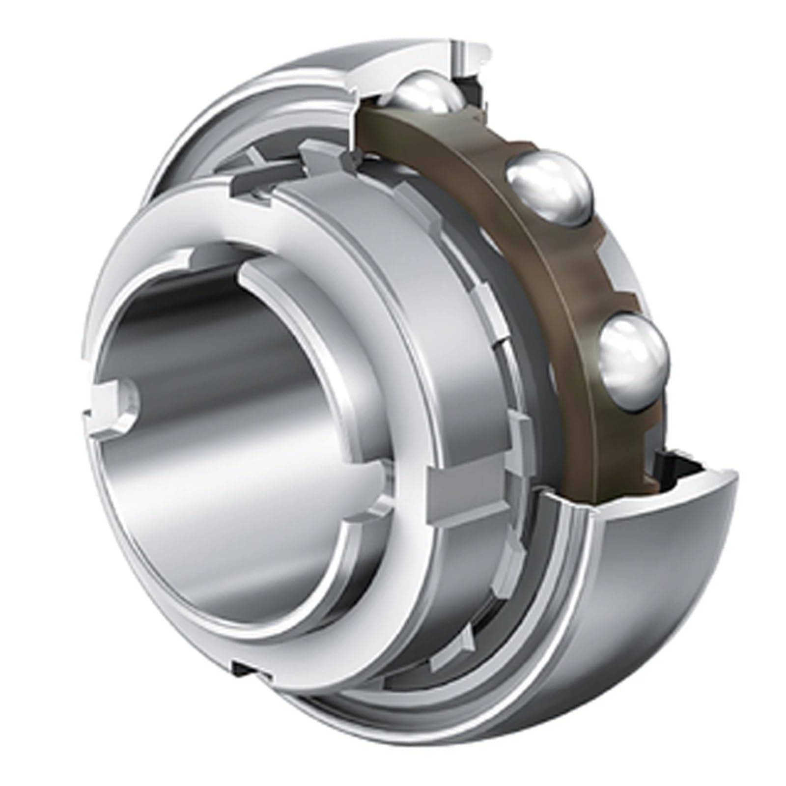 GSH30-XL-2RSR-B GSH30-2RSR-B Spannkugellager Sphärischer Außenring Befestigung durch Spannhülse beidseitig abgedichtet