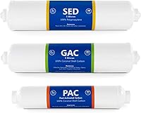 Vista 7 de Express Water Juego de filtros de sistema de ósmosis inversa para encimera - 7 filtros de repuesto - Cartuchos de filtro de conexión rápida de 1 a 4