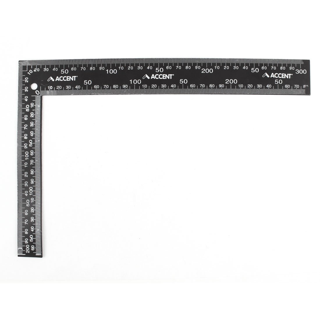 Aexit Double Sides Reference Gauges Scale Mark 90 Degree Ruler Feeler Gauges Black White