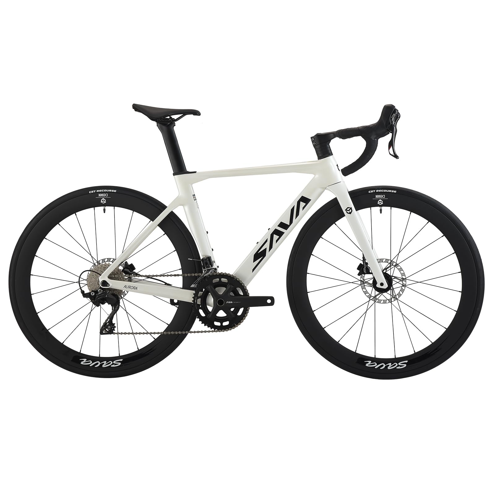SAVADECK A7L Carbon Road Bike, T800 Carbon Fiber Frame 700C Racing Bicycle with Shimano 105 R7100 24 Speed Groupset and Hydraulic Disc Brake, Ultra-Light Carbon Bike for Man and Women