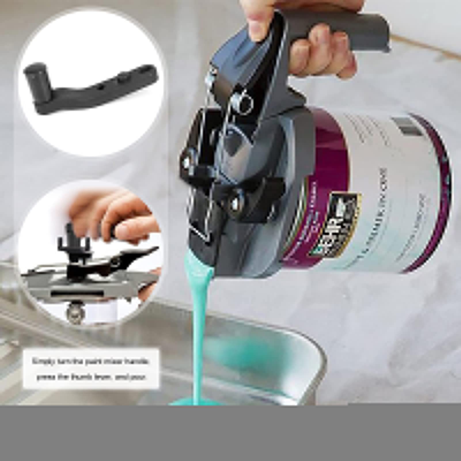 Couvercle de mélange pour pots de peinture, bec verseur pour bombes de Couvercle de mélange pour pots de peinture, bec verseur pour bombes de