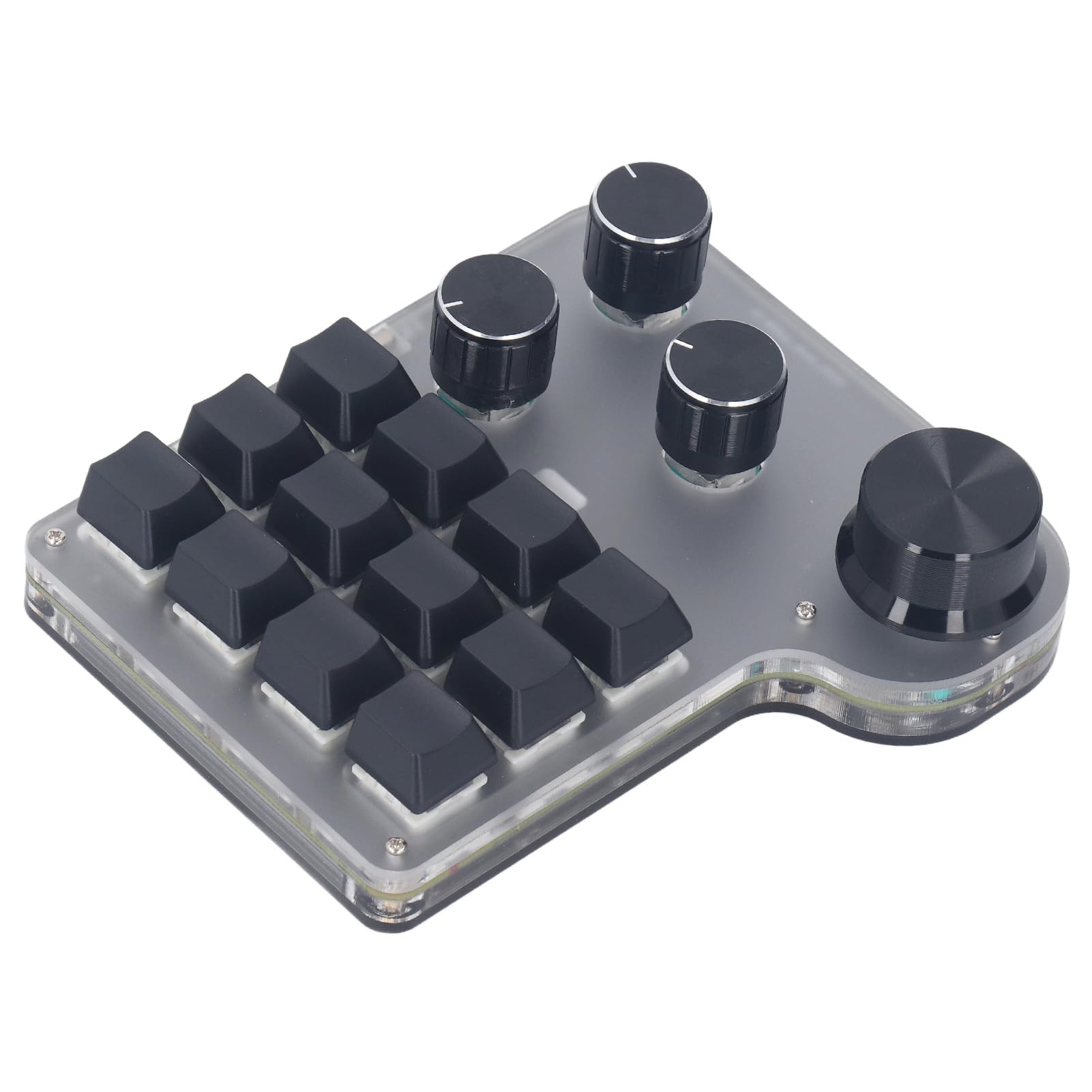 Generic USB Mini Macro Mechanical Gaming Keyboard Green Axis Button Three Mode Rotation for Gaming Console, Switch for Video Game Console, Cluster Gears, Generic97xmzq65gv