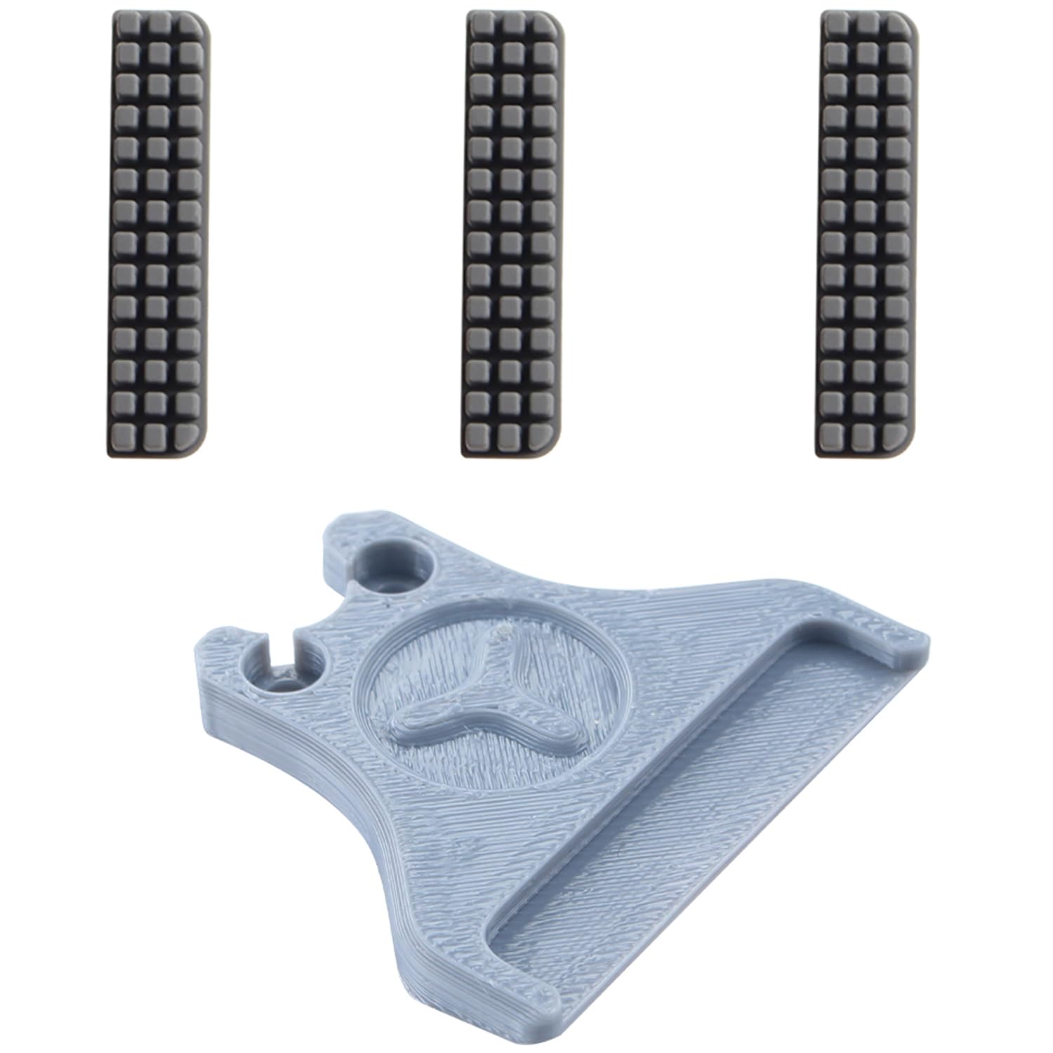 3D Printer Accessories for Crealty K1/ K1C / K1 Max Nozzle Brush Replacement Kit - 3Pcs Nozzle Silicone Brush Consumables Cleaning Tool with Bracket Soft Clean Tool for 3D Printer Hotbed