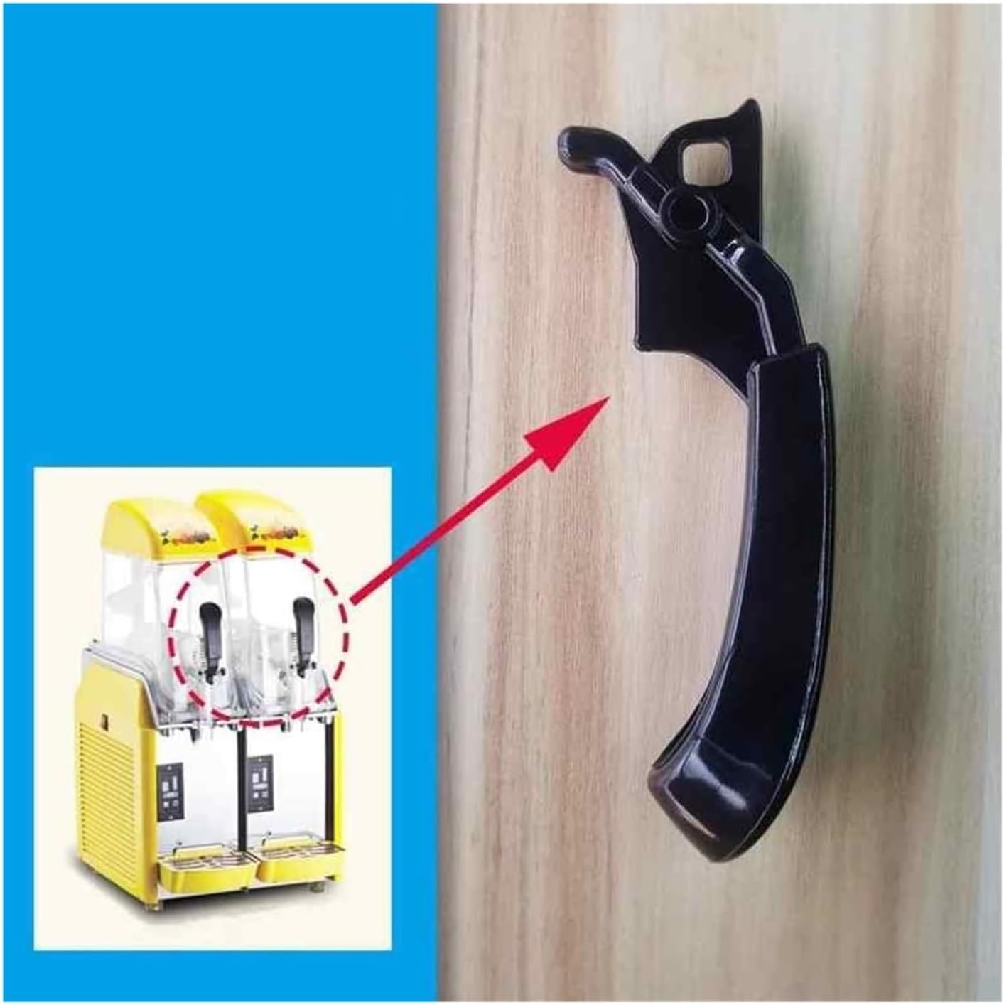 Ice Cream Machine Accessory，Part. Compatible for BingZhiLe Snow Slush Machine Snow Melt Machine Handle Handle Accessories 1PCS TQXLJX.Part