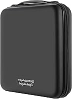 Vista 20 de alavisxf xx Funda para CD, funda protectora de EVA para 48 unidades, Blu-ray y DVD, portátil, con cremallera, soporte para CD, organizador