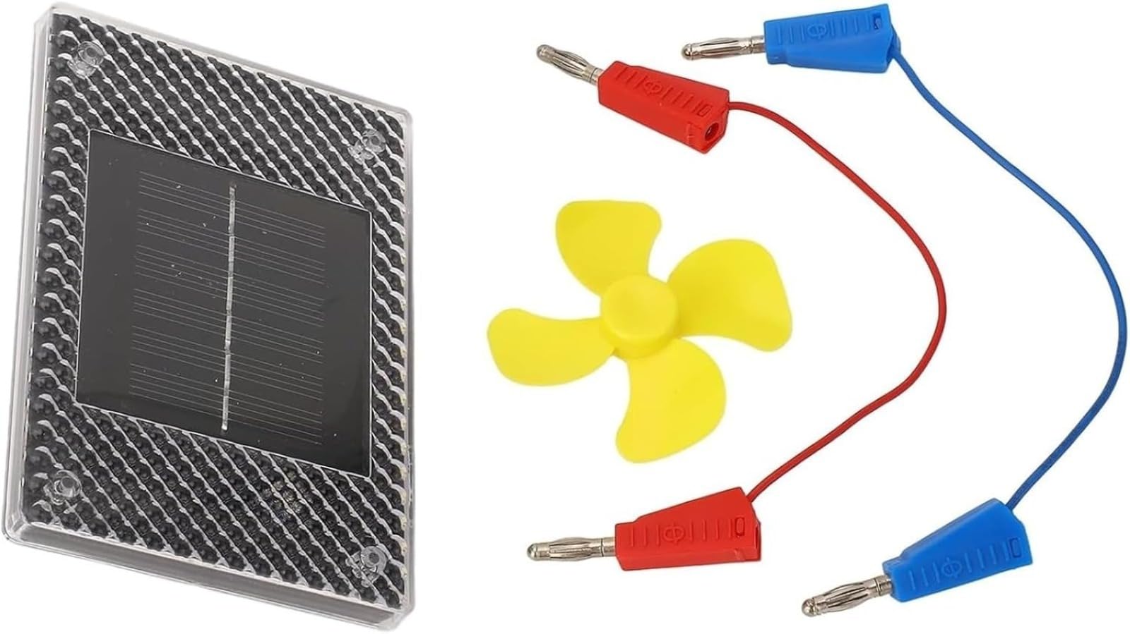 Kit de experimentos de energía solar, modelo de conversión de energía solar, kit de ciencia DIY con ventilador y zumbador para educación en el aula