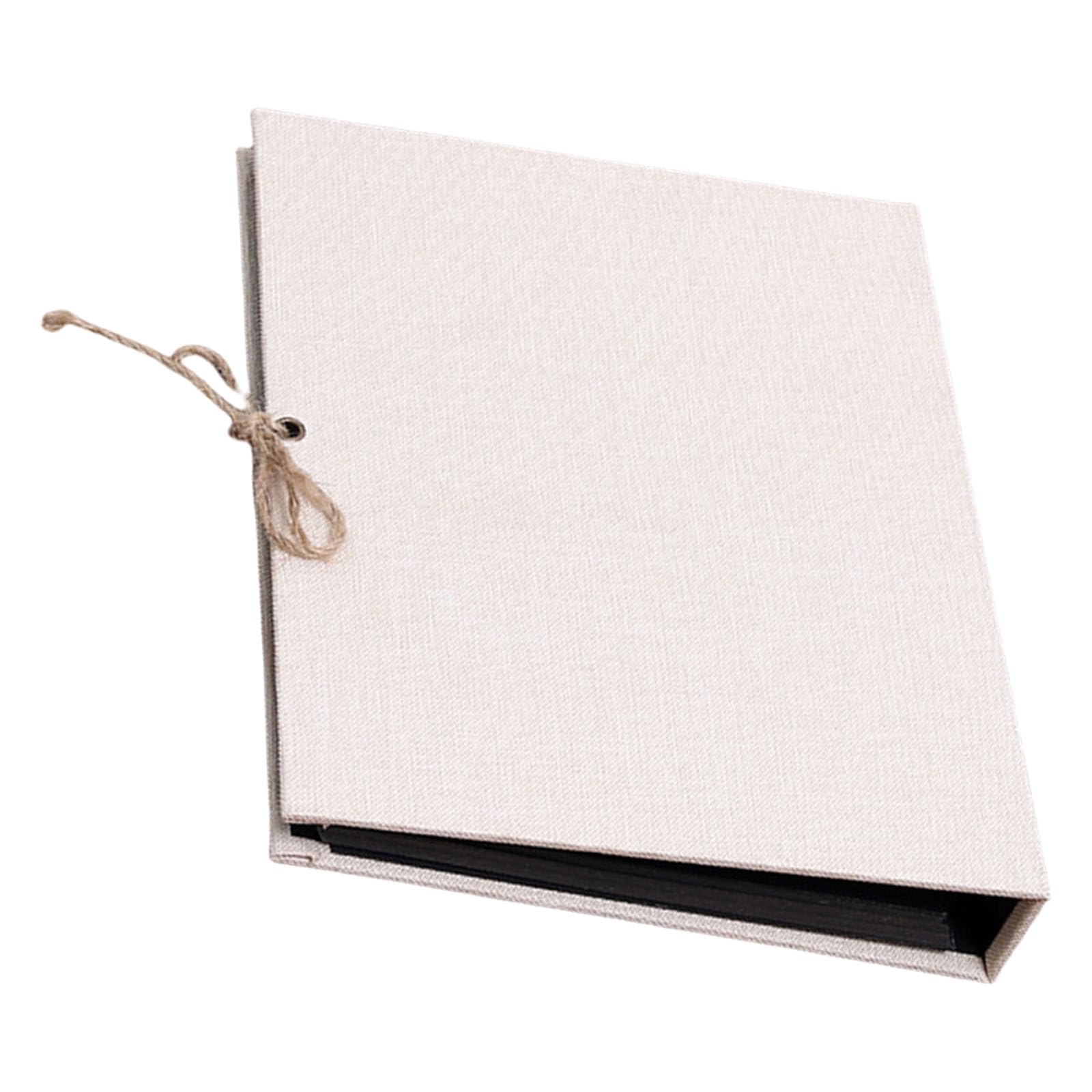 Tsophreniq SelfAdhesive Photo Album with Linen Covers 30 White Page for Scrapbooking and Family Memories 27x21cm Family Wedding Album