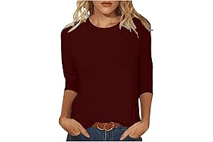 Casual Women's Solid Tops for Fall