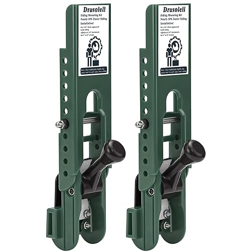 Drusolell Herramientas de instalación de revestimiento compatibles con revestimiento de fibrocemento de 516 pulgadas, kit de montaje de