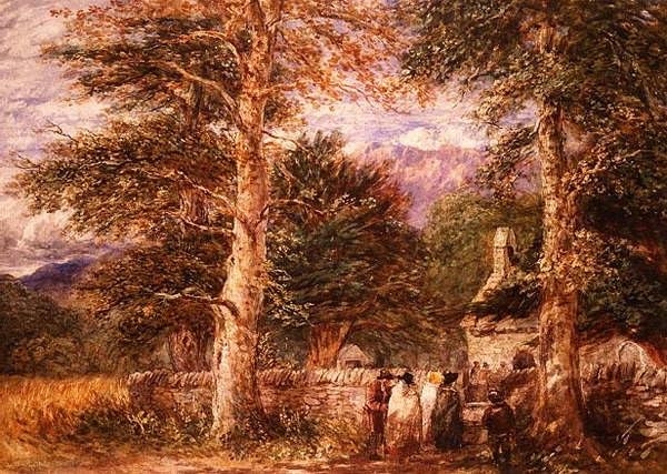 Impression sur Toile David Cox Bettws-y-Coed | Peinture Moderne Salon Finition Premium