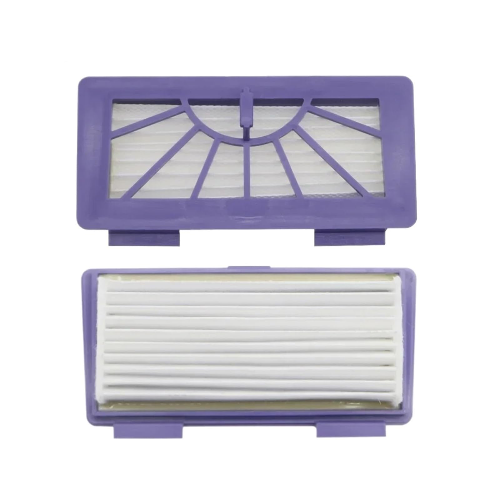 Filtre HEPA aspirateur Neato XV anti poussière lot de 2 rechanges bac