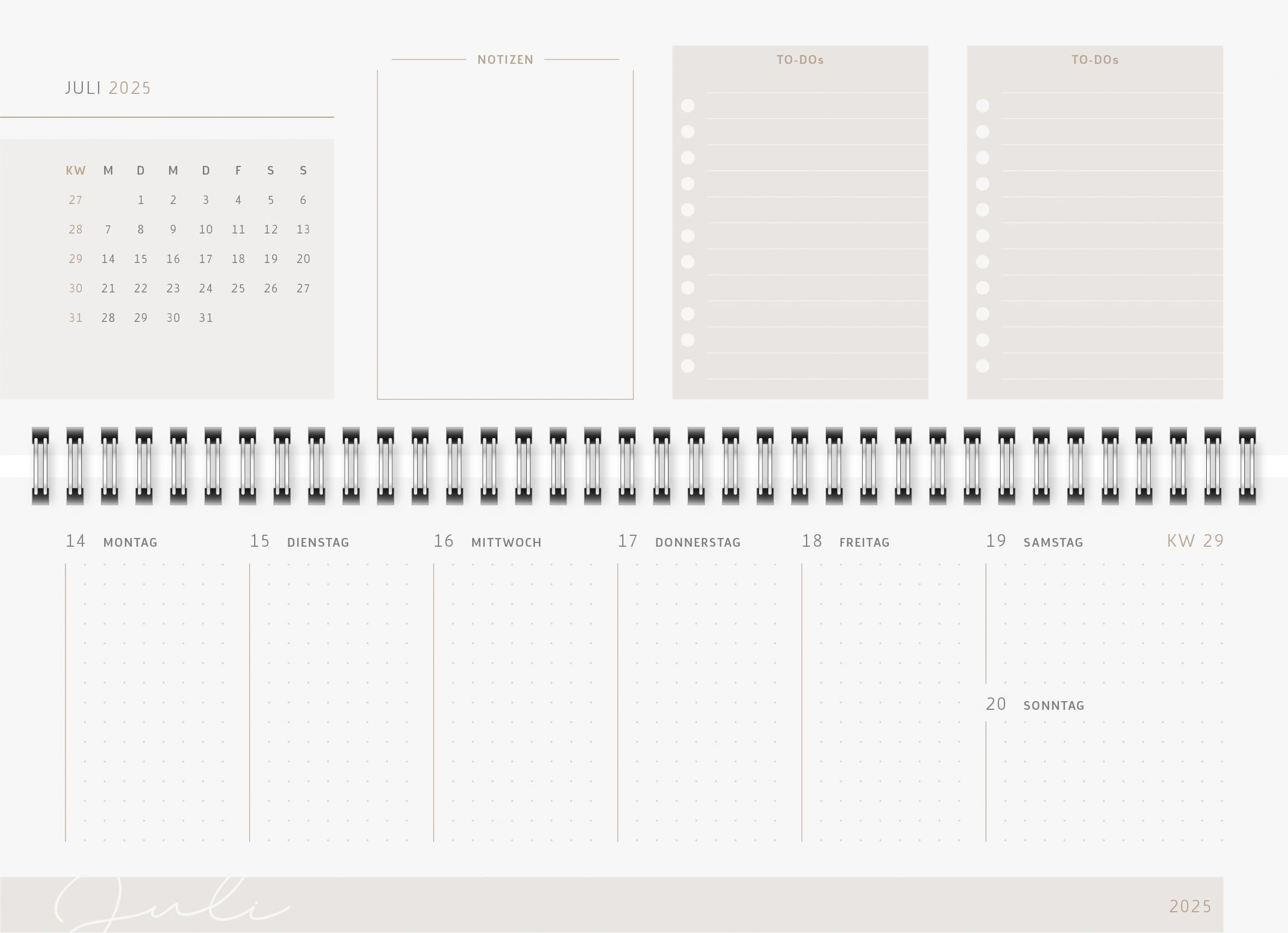 rido/idé Young Line 2025 Landscape Appointment Book Wild Flowers 297 x 105 mm Textile, Green, nicht bekannt - Image 2