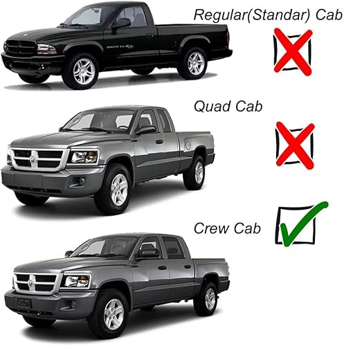 Miniatura 3 de Puermto 94853 - Deflector de viento para ventana lateral, 4 unidades, estilo de canal, bonito protector de lluvia solar, visera de ventana para