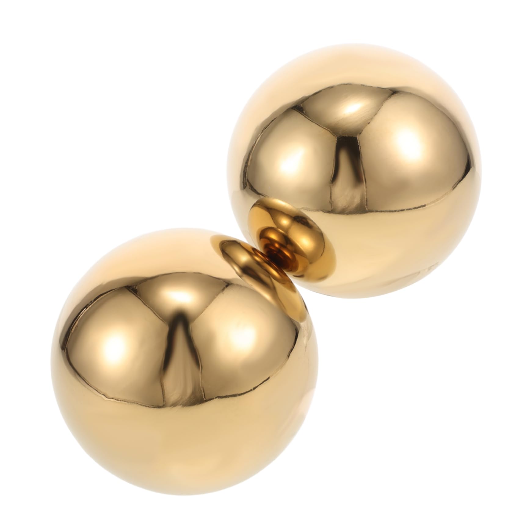 Zerodeko Mirror Polished Spheres 2pcs Stainless Steel Garden Balls Gazing Globe Balls for Decorative Use