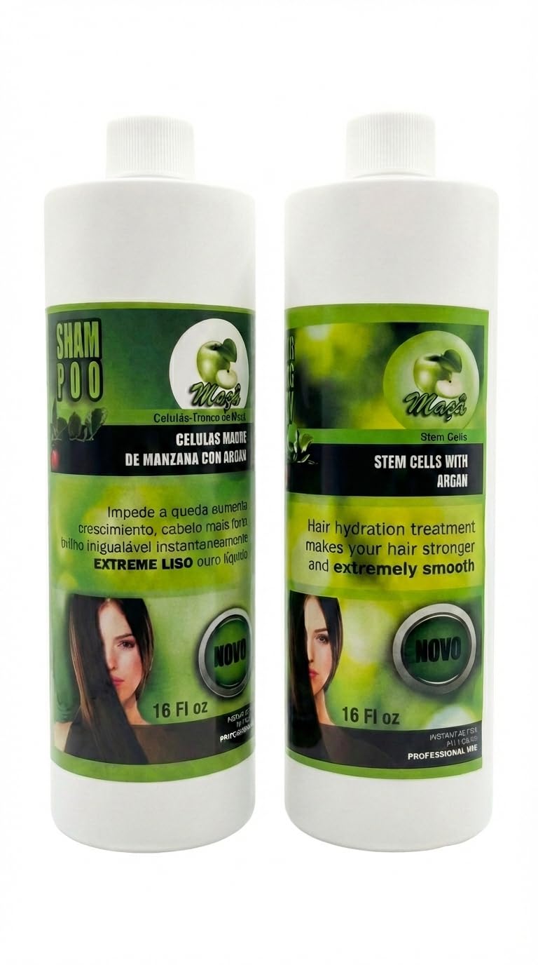 KERA FRUIT Hair Treatment 16 Fl Oz, Cirugia Capilar, Chocolate and Celulas Madres (CELULAS MADRES), Natural, Sulfate Free, Unisex, Straightening and Shining 16 Fl Oz (Pack of 1)