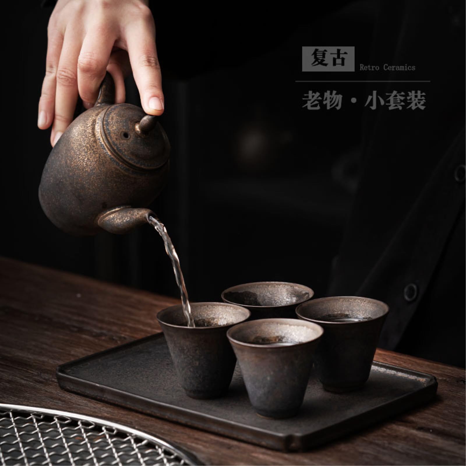 Hotel b&b kung fu zestaw do herbaty kompletny zestaw chińskiej ceramicznej tacy do herbaty - zobacz także stary kwadrat