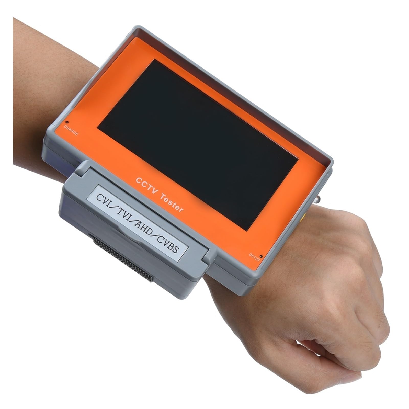 Tester Portatile per Fotocamere, 5MP AHD/CVI/TVI CVBS CCTV Tester Telecamere CCTV Tester Built-in 3.7V 4000mA Li Batteria AHD Tester for Telecamera Mini Monitor Test di Videosorveglianza