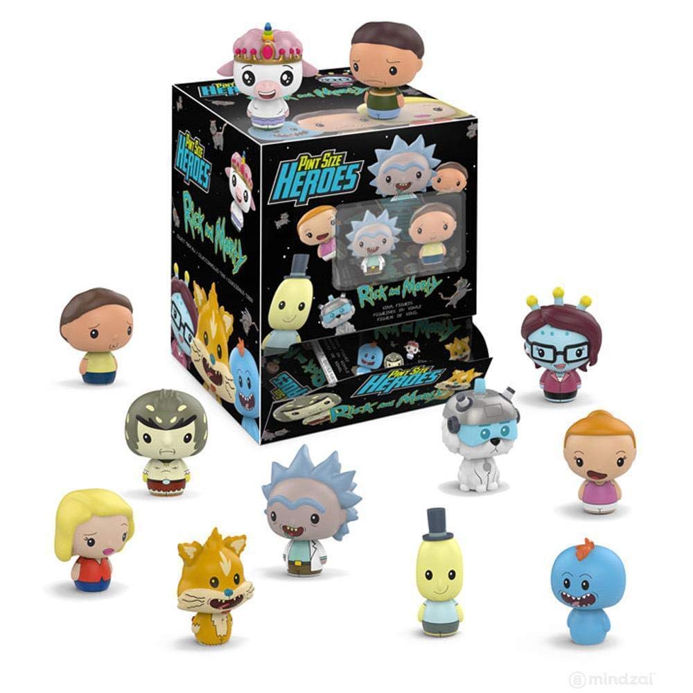Funko Pint Size Heroes: Rick & Morty - Rick & Morty (One Mystery Figure) Collectible Toy
