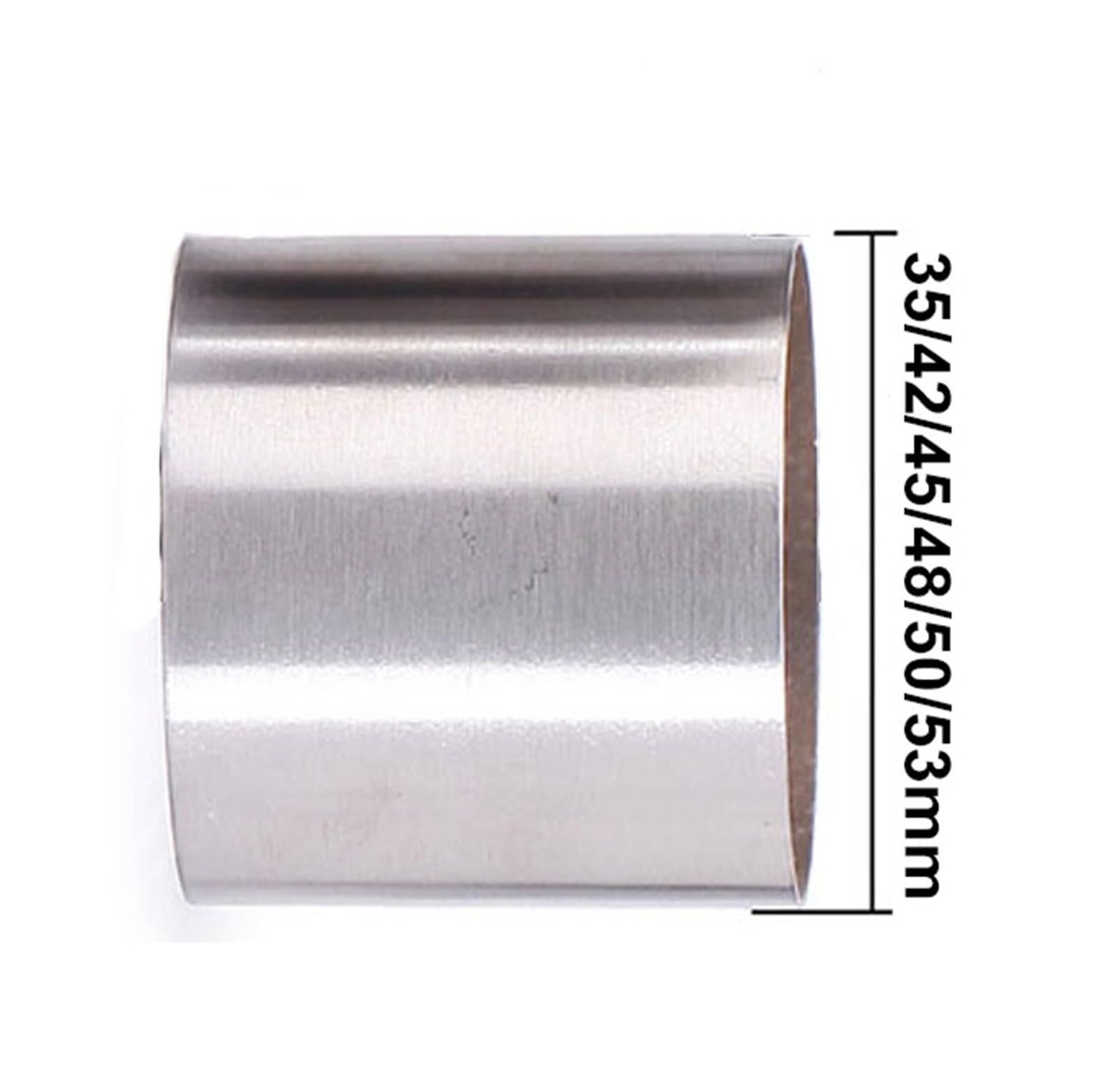 D'échappement Moto Pot d'échappement Moto (35 mm, 42 mm, 45 mm, 48 mm, 50 mm, 53 mm) avec catalyseur et réducteur de Bruit, Compatible avec pour la Plupart des modèles de véhicules.