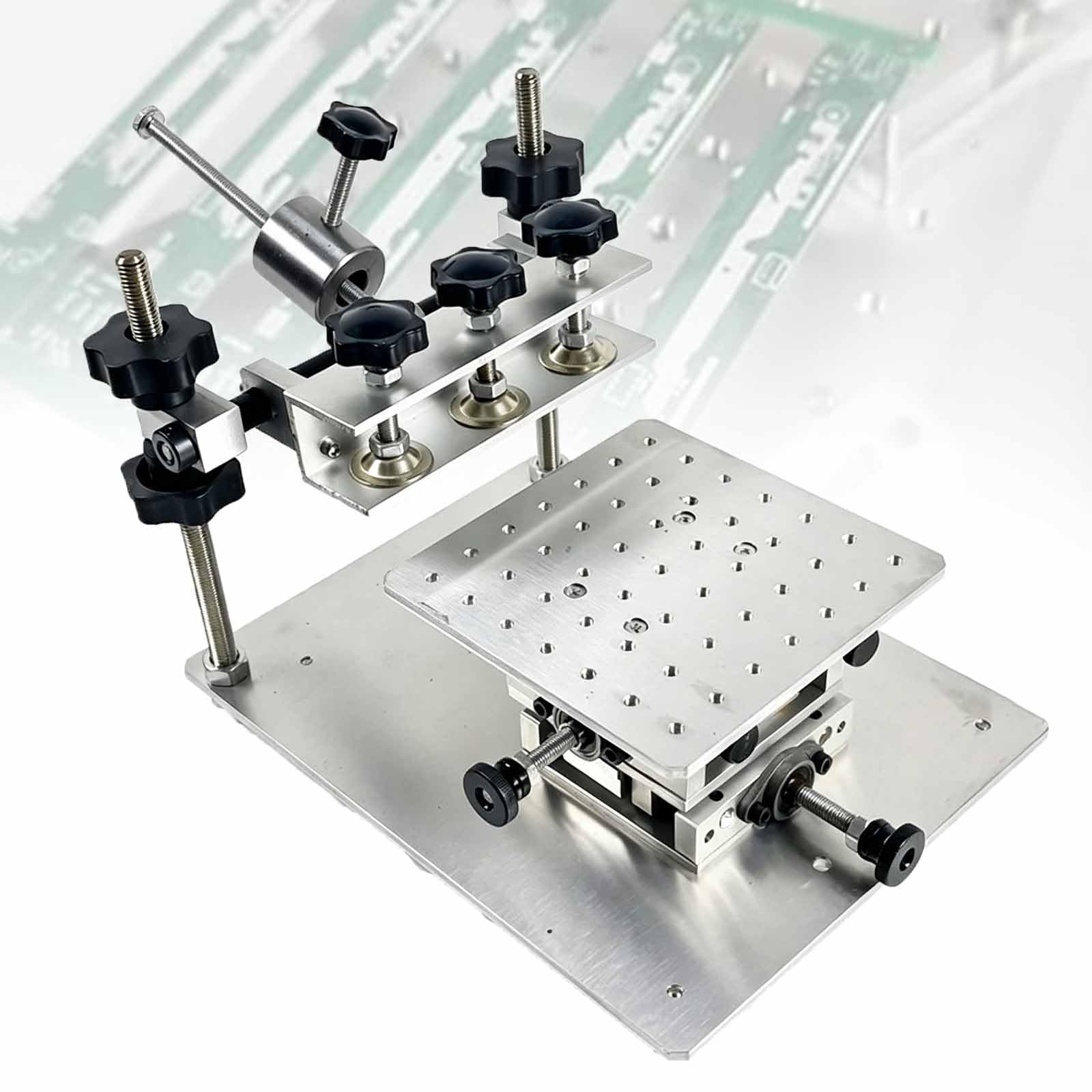 Table d'impression manuelle haute précision ERICAT avec espacement des trous de 15mm