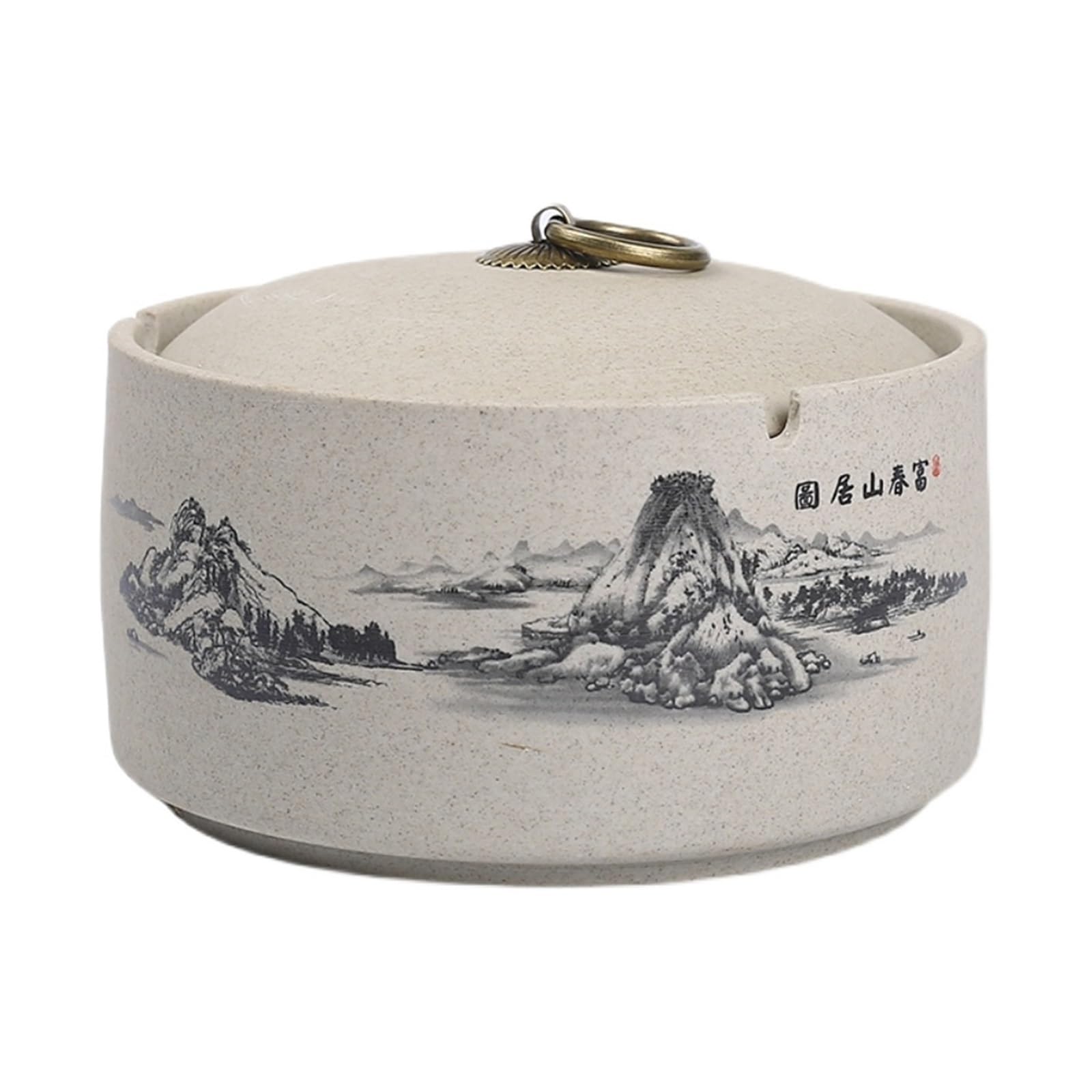 Posacenere Posacenere con coperchio Posacenere da esterno Posacenere perfetto per esterni Posacenere in ceramica per esterni Decorazione per ufficio domestico Vassoio per fumo (A)